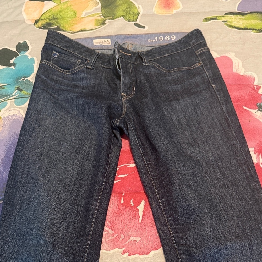 Gap 1969 skinny indigo jeans size 32x30